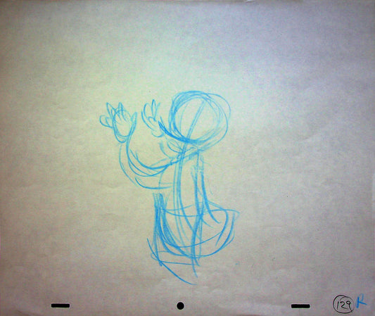 Donald Duck Production Hand Drawn Animation Pencil - Vintage Disney