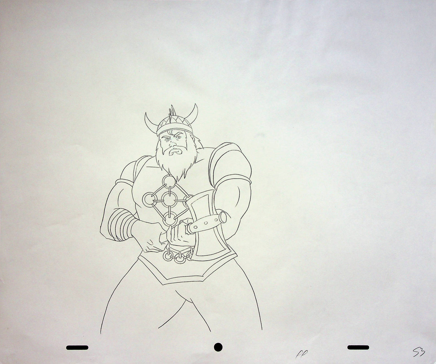 Conan The Adventurer Animation Original Hand Drawn Pencil Sunbow / Hasbro 1992