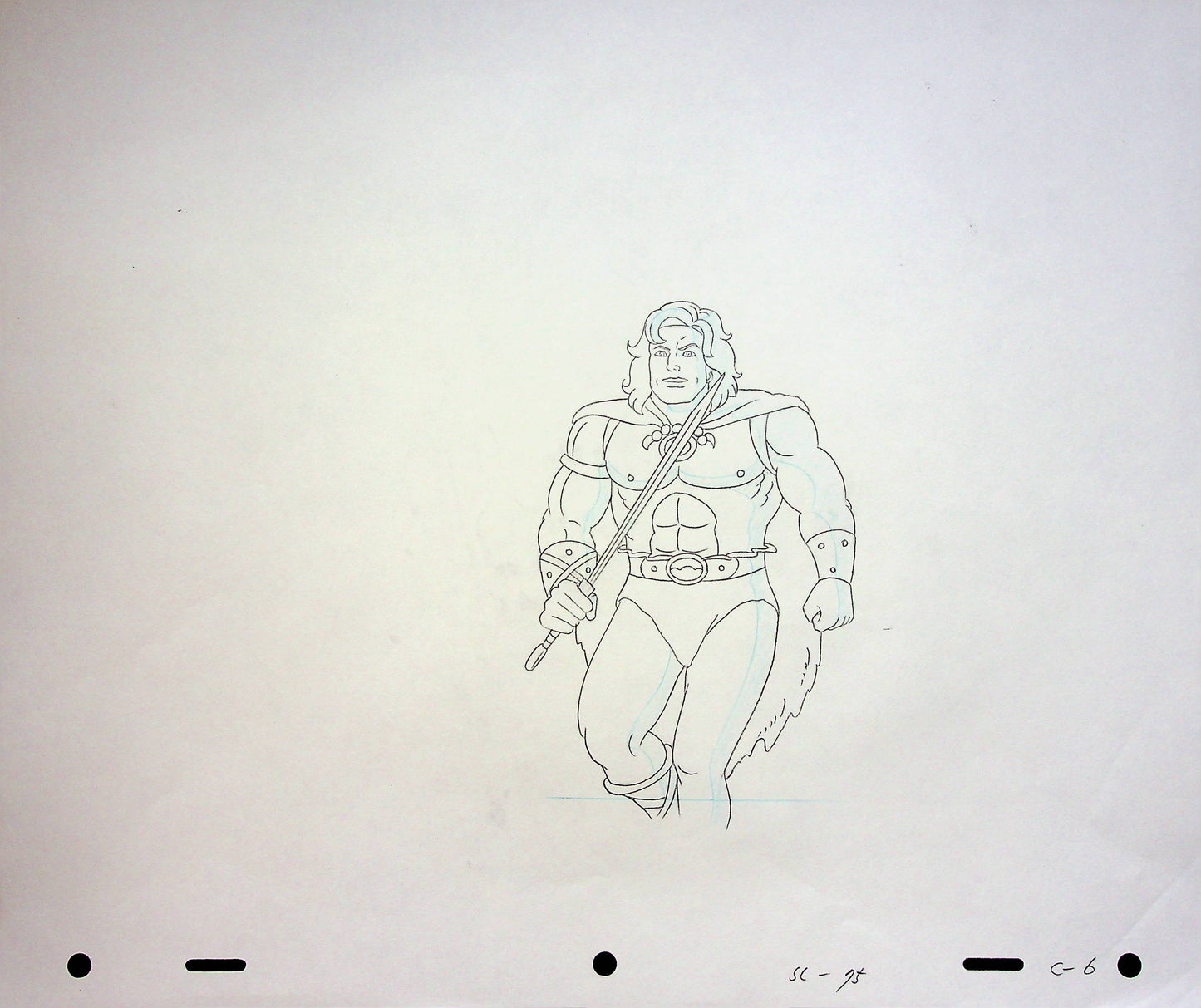 Conan The Adventurer Animation Original Hand Drawn Pencil Sunbow / Hasbro 1992