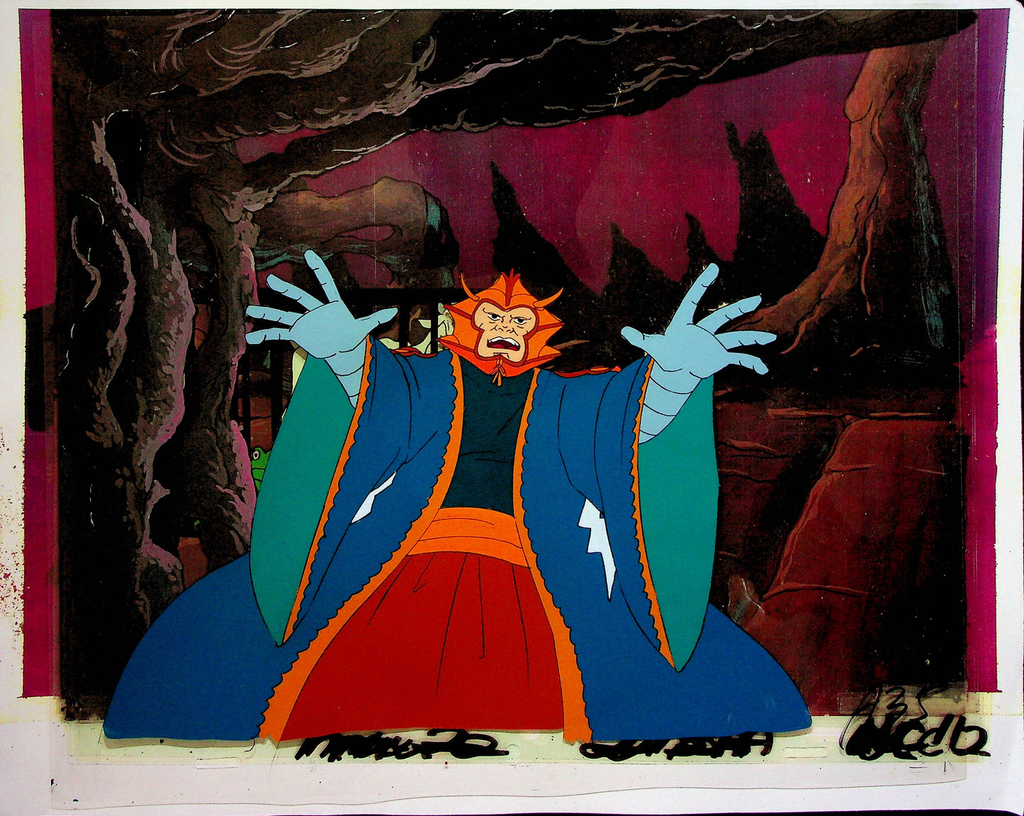 Conan The Adventurer Original Hand Painted Cel & Copy Background Sunbow / Hasbro 1992