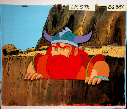 Conan The Adventurer Original Hand Painted Cel & Copy Background Sunbow / Hasbro 1992