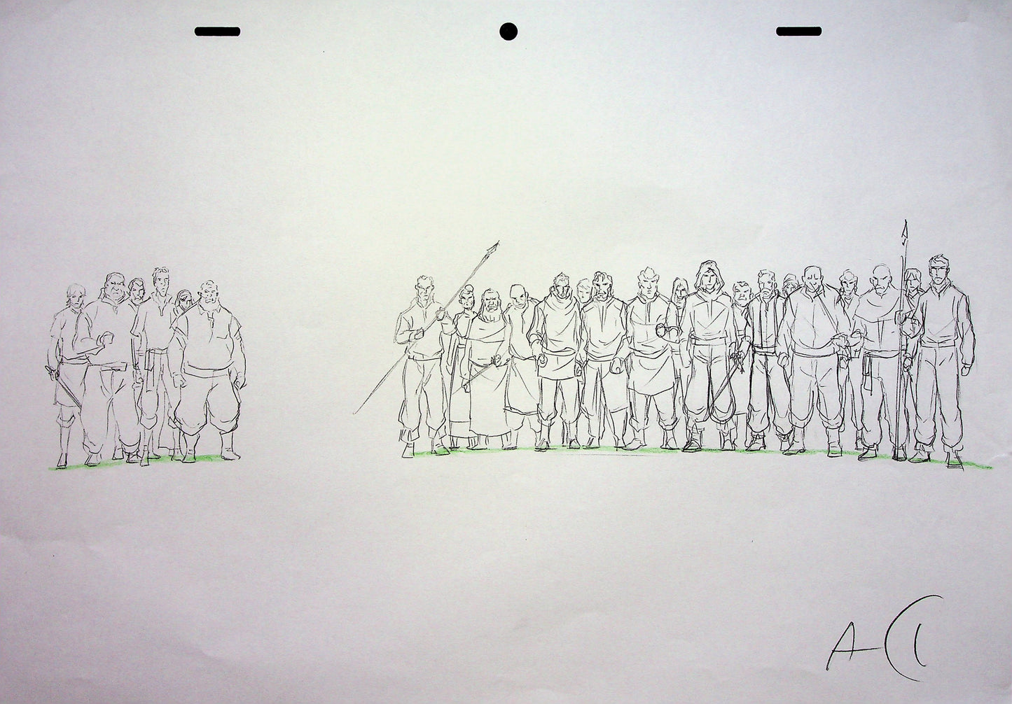 Castlevania TV Series Hand Drawn Production Pencil