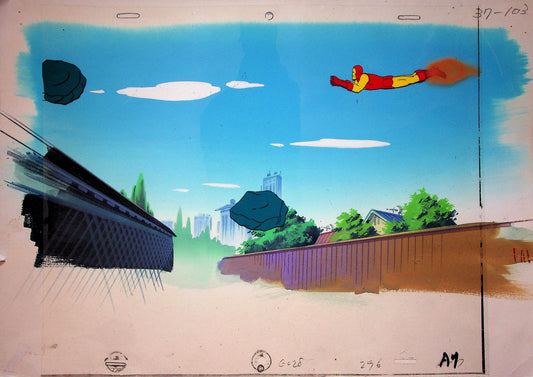 Spider-Man and His Amazing Friends 1981 Hand Painted Production Cel Ep 21