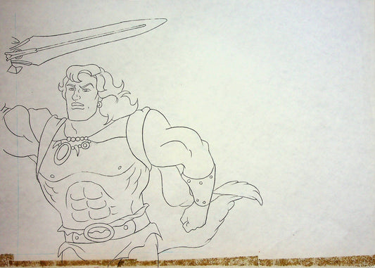 Conan The Adventurer Animation Original Hand Drawn Pencil Sunbow / Hasbro 1992