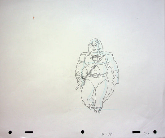 Conan The Adventurer Animation Original Hand Drawn Pencil Sunbow / Hasbro 1992