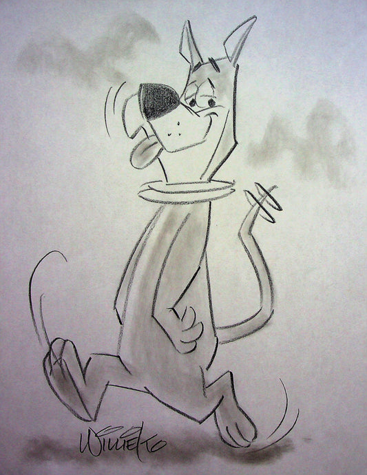 ASTRO - THE JETSON Willie Ito Signed Hand Drawn Pencil Animation Art 8"x11"