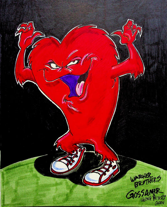 Greg Peters Signed GOSSAMER Hand Painted Animation Art