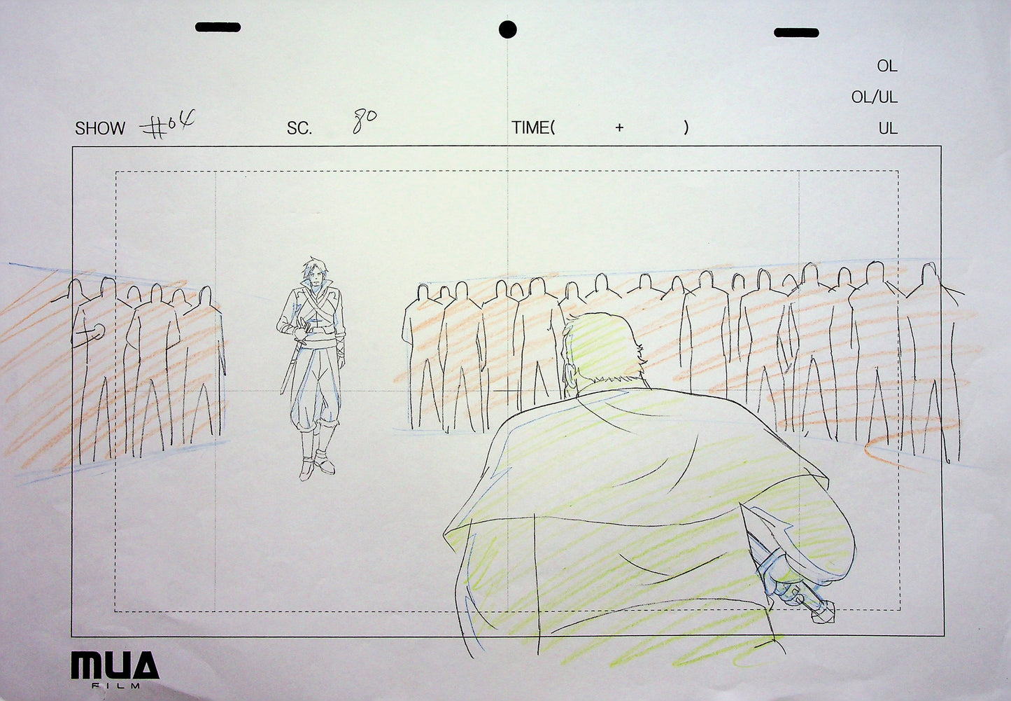 Castlevania TV Series Hand Drawn Production Pencil