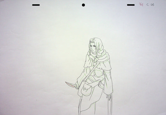 Castlevania TV Series Hand Drawn Production Pencil