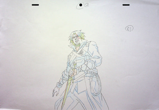 Castlevania TV Series Hand Drawn Production Pencil
