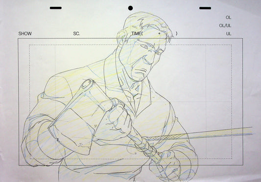 Castlevania TV Series Hand Drawn Production Pencil