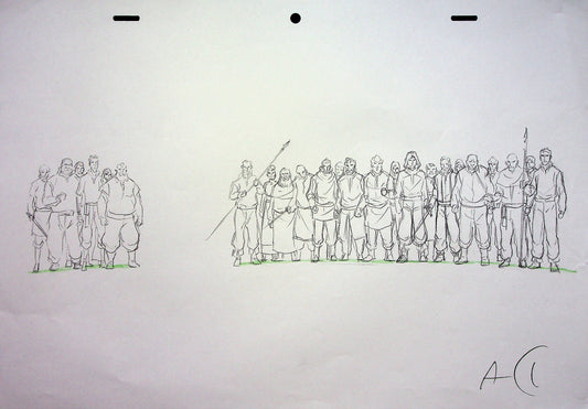 Castlevania TV Series Hand Drawn Production Pencil