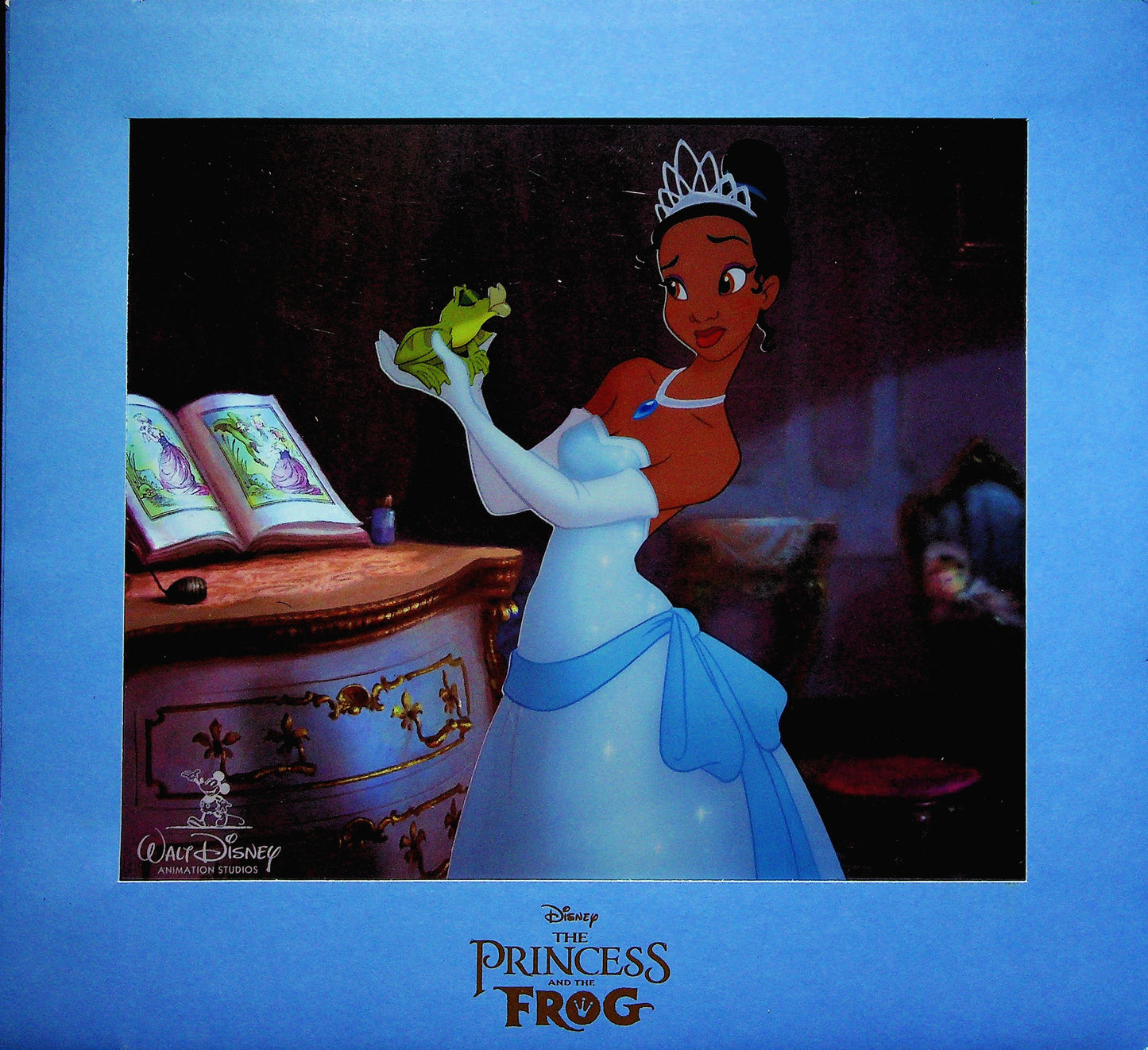 The Princess and the Frog Sericel with a Copy Background